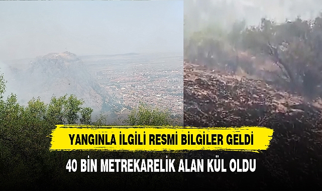 YANGINLA İLGİLİ RESMİ BİLGİ GELDİ