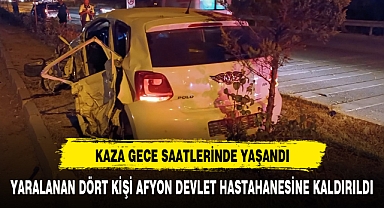 YARALANAN 4 KİŞİ AFYON DEVLET HASTAHANESİNE KALDIRILDI
