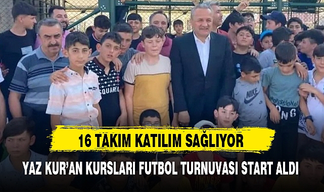 YAZ KUR’AN KURSLARI FUTBOL TURNUVASI START ALDI