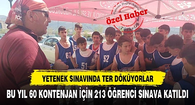 YETENEK SINAVINDA TER DÖKÜYORLAR