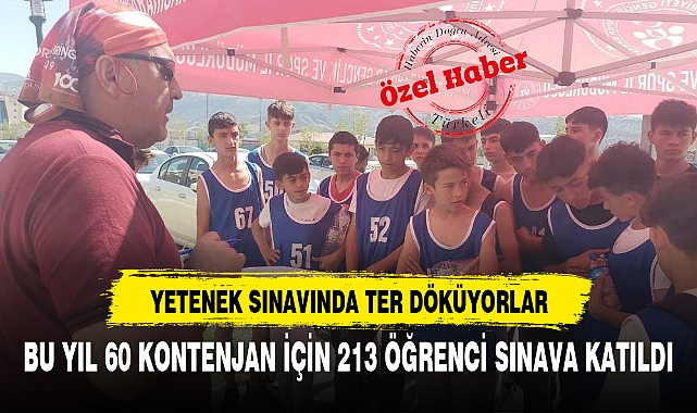 YETENEK SINAVINDA TER DÖKÜYORLAR