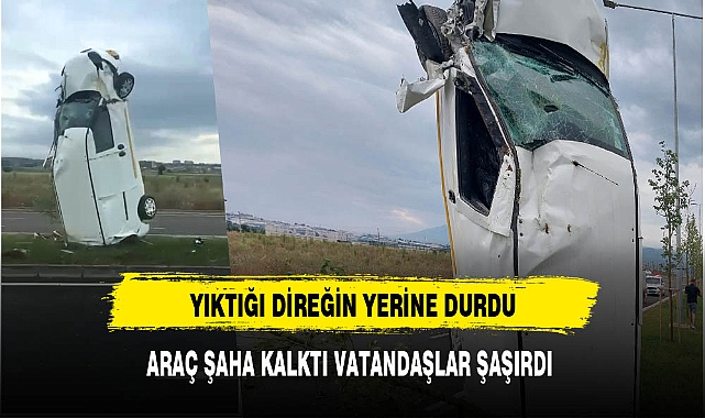YIKTIĞI DİREĞİN YERİNE DURDU