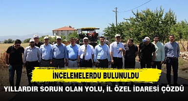 YILLARDIR SORUN OLAN YOL, İL ÖZEL İDARESİ TARAFINDAN ASFALTLANDI