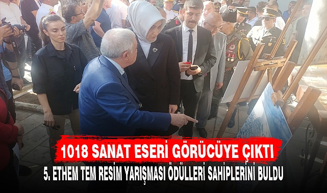 1018 SANAT ESERİ GÖRÜCÜYE ÇIKTI