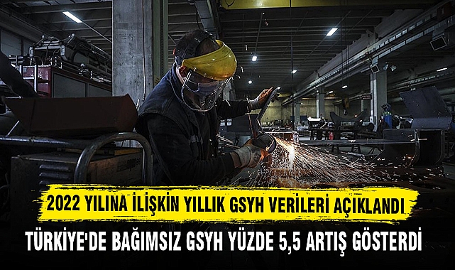 2022 YILINA İLİŞKİN YILLIK GSYH VERİLERİ AÇIKLANDI