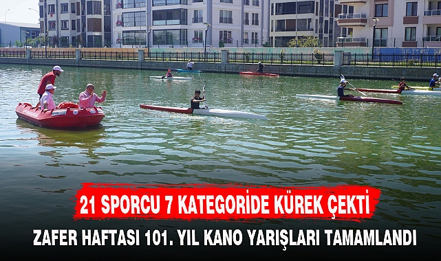 21 SPORCU 7 KATEGORİDE KÜREK ÇEKTİ