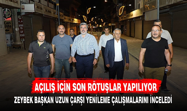 AÇILIŞ İÇİN SON RÖTUŞLAR YAPILIYOR