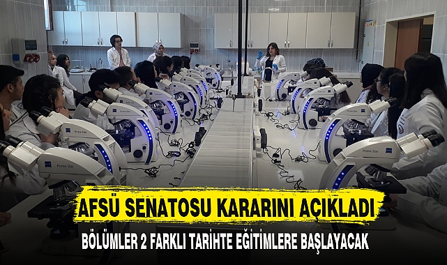 AFSÜ SENATOSU KARARINI AÇIKLADI
