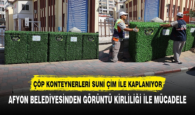 AFYON BELEDİYESİNDEN GÖRÜNTÜ KİRLİLİĞİ İLE MÜCADELE