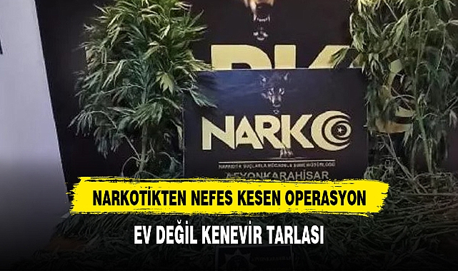 Afyon Çobanlar'da jandarma evi bastı