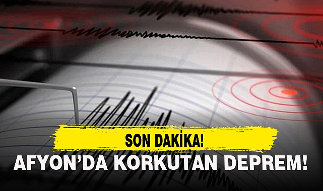 AFYON'DA KORKUTAN DEPREM!