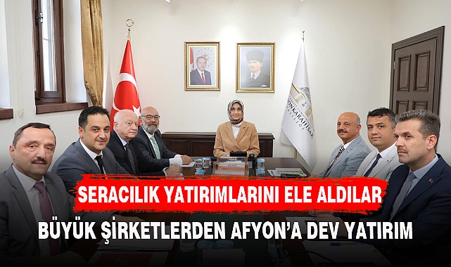 AFYON'DAKİ TARIM YATIRIMLARI ELE ALINDI
