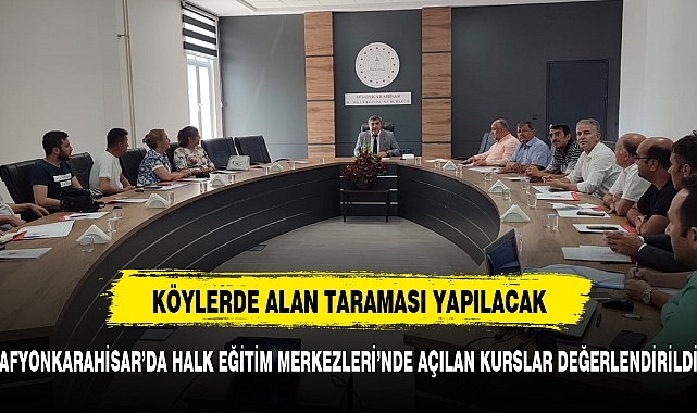AFYON KÖYLERİNDE ALAN TARAMASI YAPILACAK