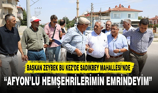 “AFYON’LU HEMŞEHRİLERİMİN EMRİNDEYİM”