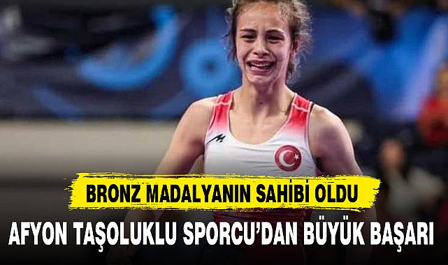 AFYON TAŞOLUKLU SPORCU’DAN BÜYÜK BAŞARI
