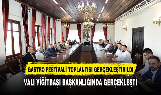 AFYON V. ULUSLARARASI LEZZET VE TURİZM FESTİVALİ HAZIRLIKLARI SÜRÜYOR