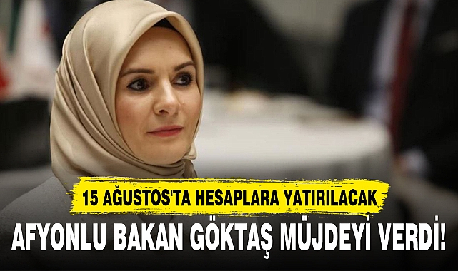 AFYONLU BAKAN GÖKTAŞ MÜJDEYİ VERDİ!