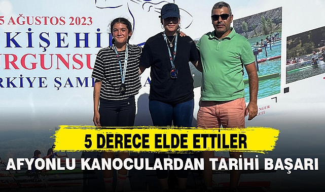 AFYONLU KANOCULARDAN TARİHİ BAŞARI