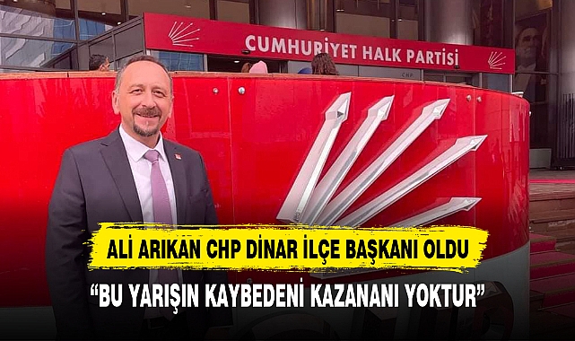 ALİ ARIKAN CHP İLÇE BAŞKANI OLDU