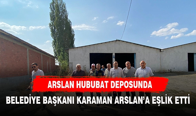 ARSLAN, SİNANPAŞA'DAKİ HUBUBAT ALIM MERKEZİNİ ZİYARET ETTİ