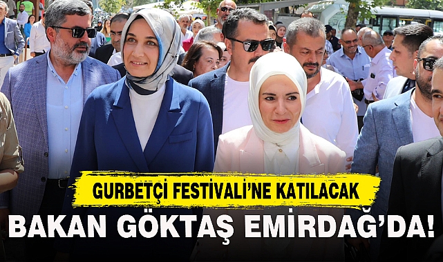 BAKAN GÖKTAŞ EMİRDAĞ'DA!