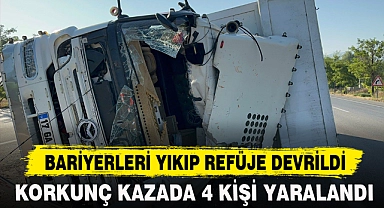 BARİYERLERİ YIKIP REFÜJE DEVRİLDİ