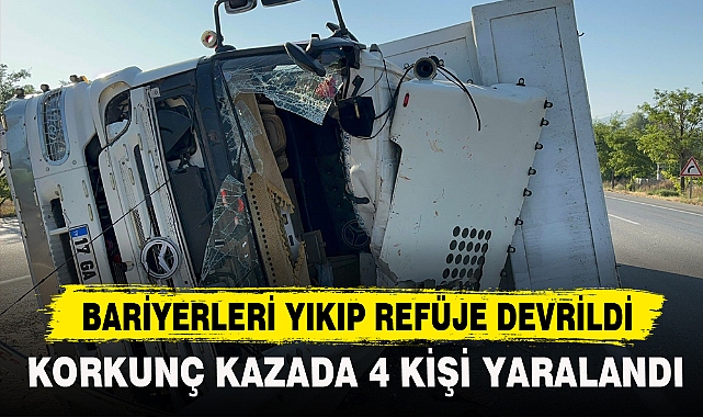 BARİYERLERİ YIKIP REFÜJE DEVRİLDİ