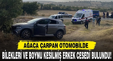BİLEKLERİ VE BOYNU KESİLMİŞ ERKEK CESEDİ BULUNDU!