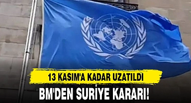 BM'DEN SURİYE KARARI!