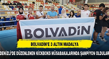 BOLVADİN'E 3 ALTIN MADALYA