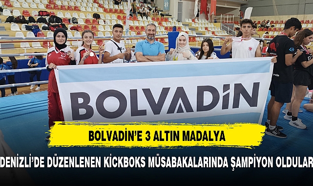 BOLVADİN'E 3 ALTIN MADALYA