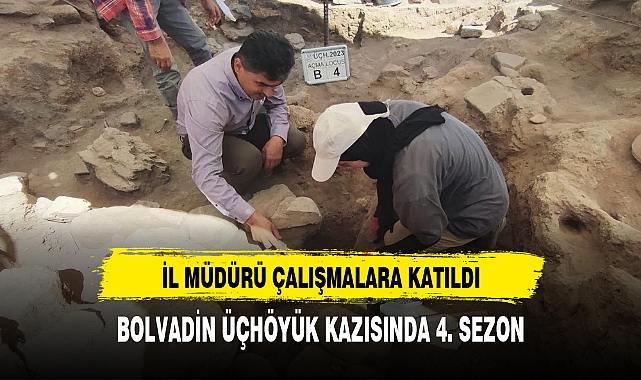 BOLVADİN ÜÇHÖYÜK KAZISINDA 4.SEZON