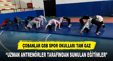 ÇOBANLARLI GENÇLER YAZ TATİLİNDE SPORA DOYUYOR
