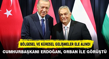 CUMHURBAŞKANI ERDOĞAN, ORBAN İLE GÖRÜŞTÜ
