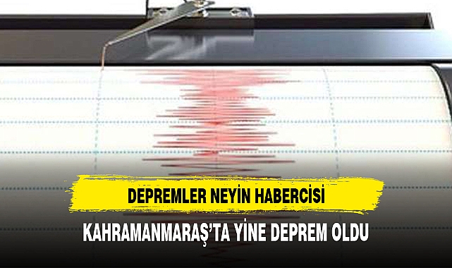 DEPREMLER NEYİN HABERCİSİ