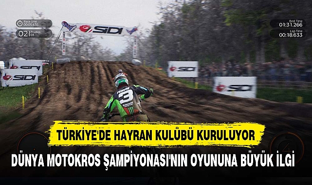 DÜNYA MOTOKROS ŞAMPİYONASI'NIN OYUNUNA BÜYÜK İLGİ