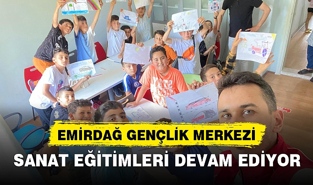 EMİRDAĞ GENÇLİK MERKEZİNDE SANAT EĞİTİMLERİ DEVAM EDİYOR
