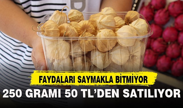FAYDALARI SAYMAKLA BİTMİYOR, 250 GRAMI 50 TL’DEN SATILIYOR