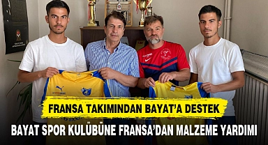 FRANSA TAKIMINDAN BAYAT'A DESTEK