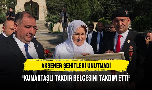GAZİLER'DEN AKŞENER'E TEŞEKKÜR