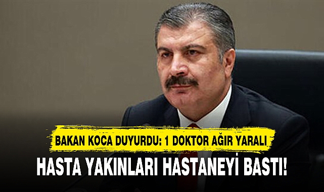HASTA YAKINLARI HASTANEYİ BASTI!