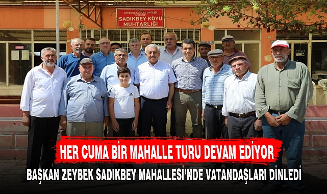 HER CUMA BİR MAHALLE TURU DEVAM EDİYOR