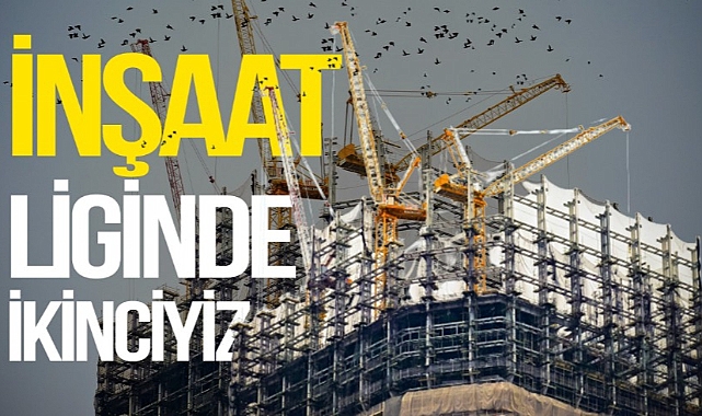 İNŞAAT LİG'İNDE İKİNCİYİZ