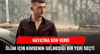 İNTİHAR İÇİN SEÇTİĞİ YER DİKKAT ÇEKTİ