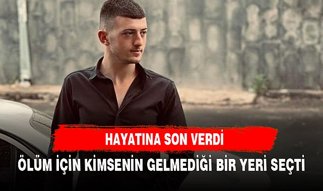 İNTİHAR İÇİN SEÇTİĞİ YER DİKKAT ÇEKTİ