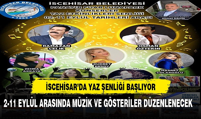 İSCEHİSAR'DA YAZ ŞENLİĞİ BAŞLIYOR