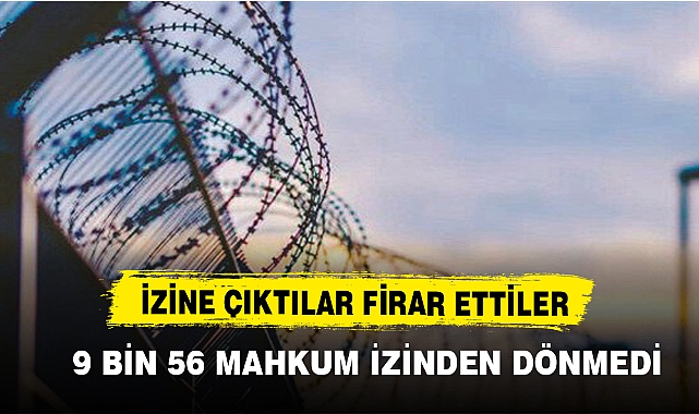İZİNE ÇIKTILAR FİRAR ETTİLER