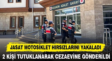 JASAT MOTOSİKLET HIRSIZLARINI YAKALADI