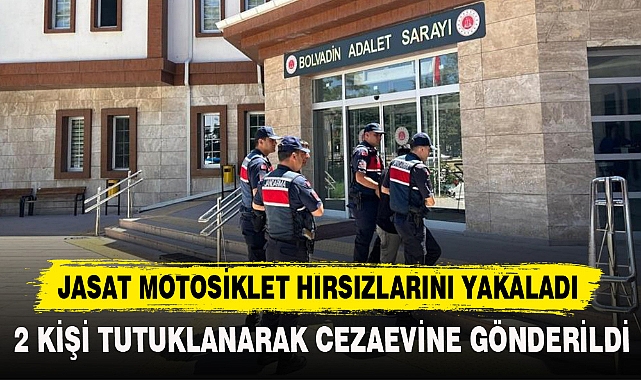 JASAT MOTOSİKLET HIRSIZLARINI YAKALADI