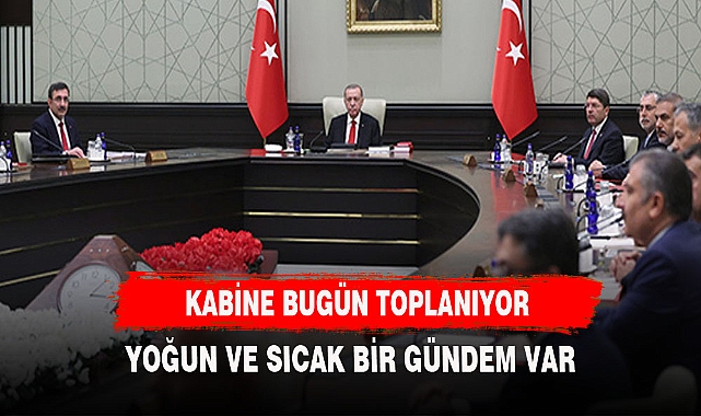 KABİNE BUGÜN TOPLANIYOR ÖNEMLİ MADDELER MASADA